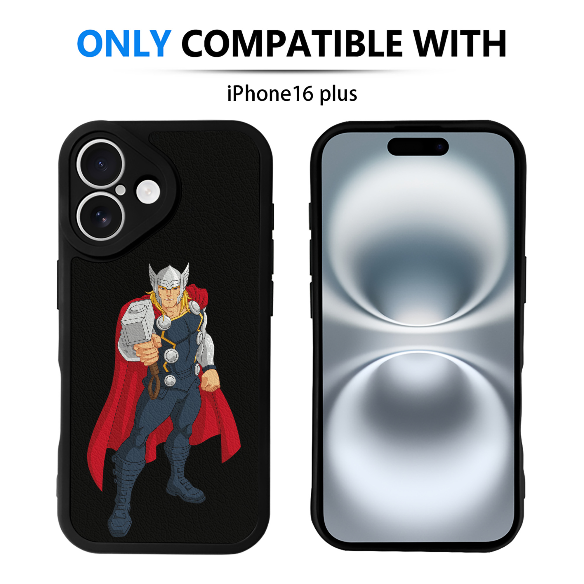 （画像用） アベンジャーズ The Avengers 【iPhone 16シリーズ対応】シリコンスマホケース（レザー調） 材質：シリコン